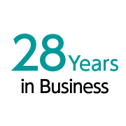 28 Years in Business