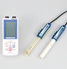 Portable electric conductivity/pH meter
